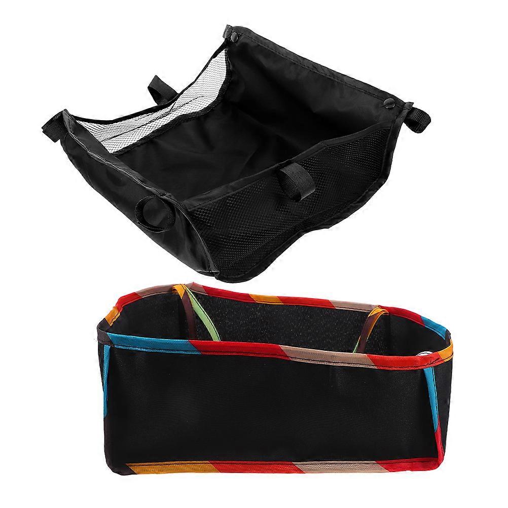 Baby Stroller Storage Basket for 8Pcs Universal Pram Nappy Holder