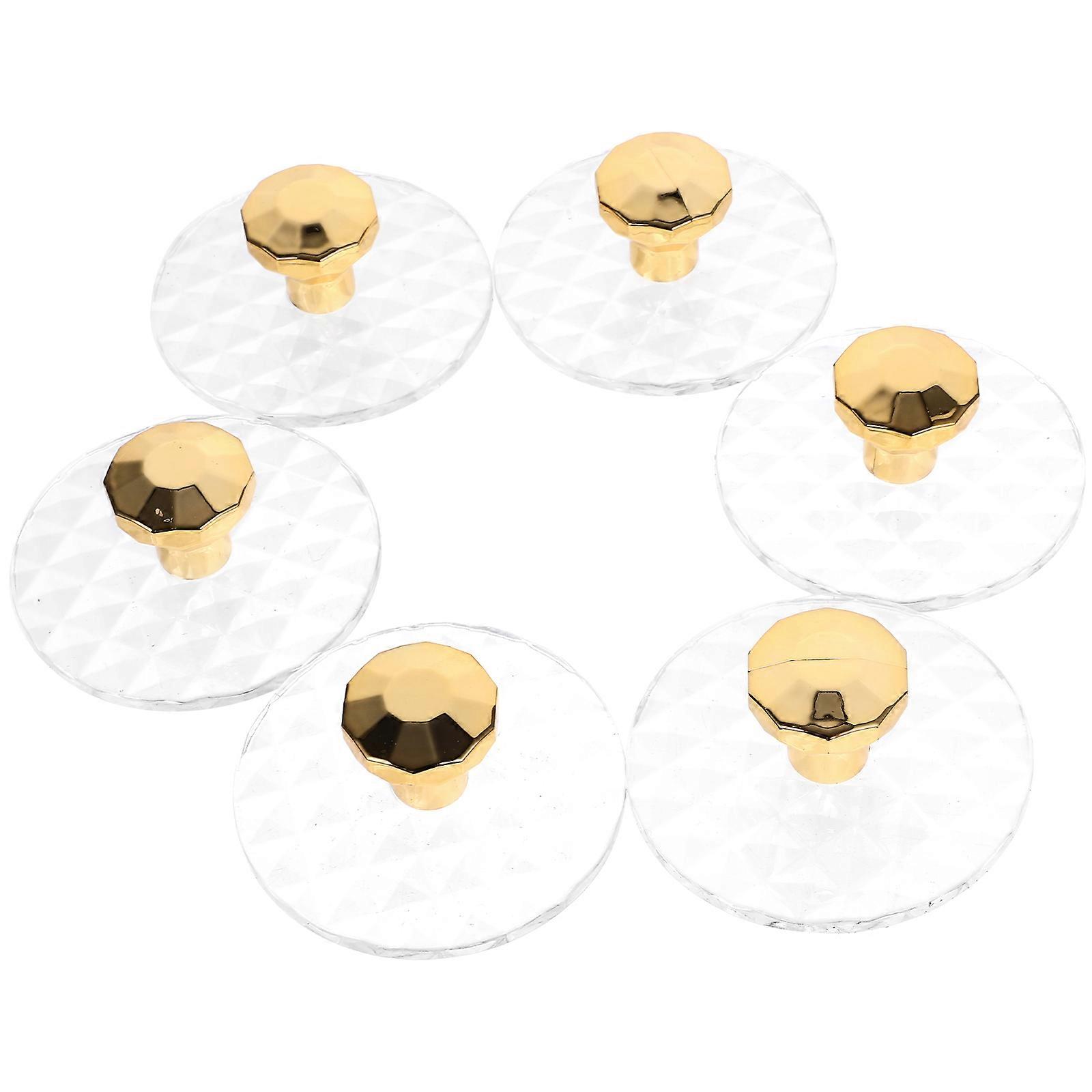 Diamond Pattern Wall Hooks for Hanging Multipurpose Adhesive Hooks 6Pcs
