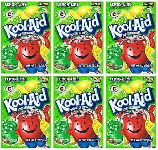 Kool Aid Lemon Lime Drink Mix 6 Pack
