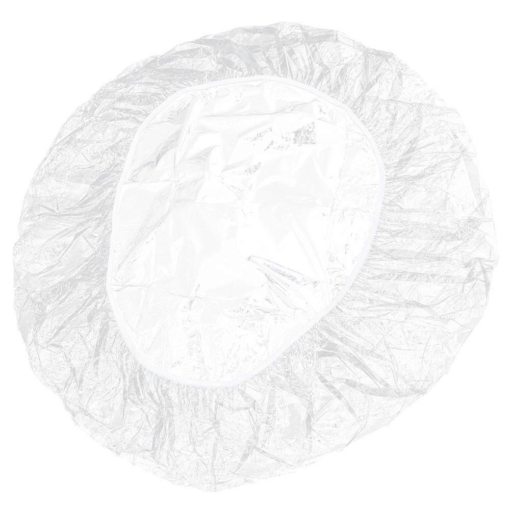 Transparent Round Tablecloth with Elastic for Decor 2Pcs Pack