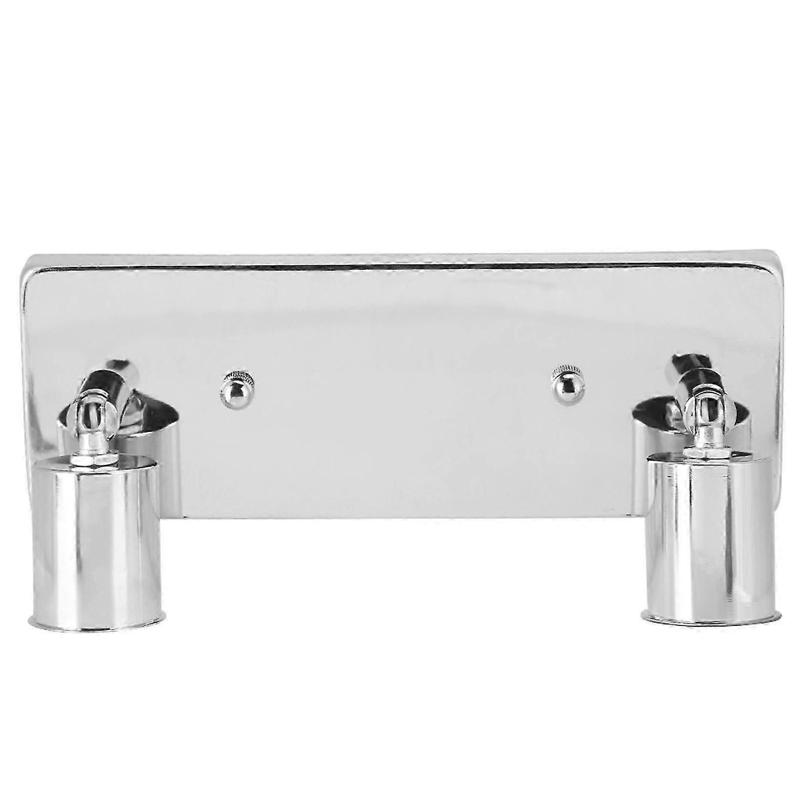 Rectangular Turning Base E27 Lamp Holder for DIY Lighting Silver