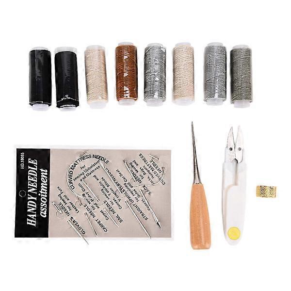 Multi-colored sewing thread, polyester, denim, pagoda thread