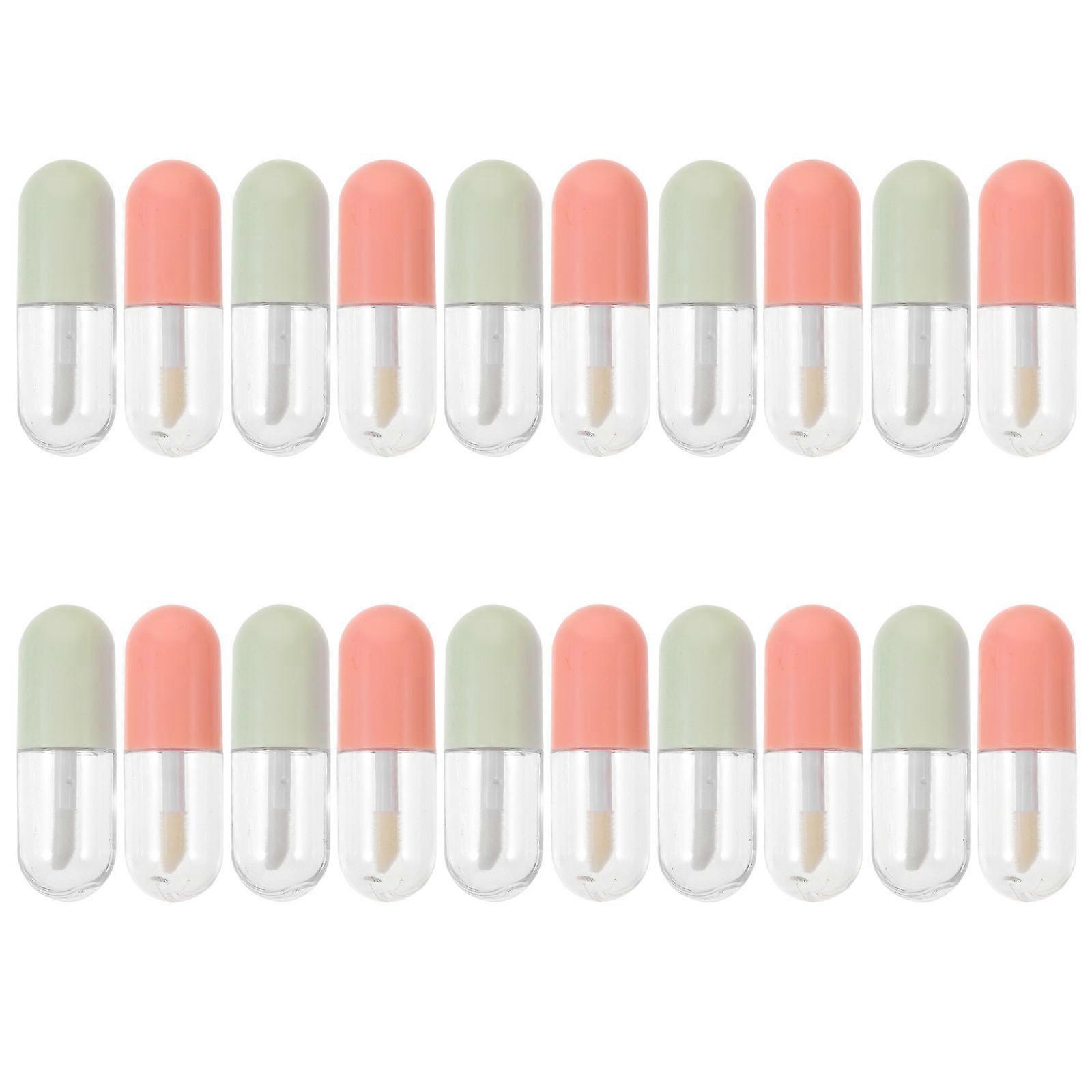 Lip Gloss Tubes Empty Plastic for Drinking 20Pcs Lip Balm Tubes