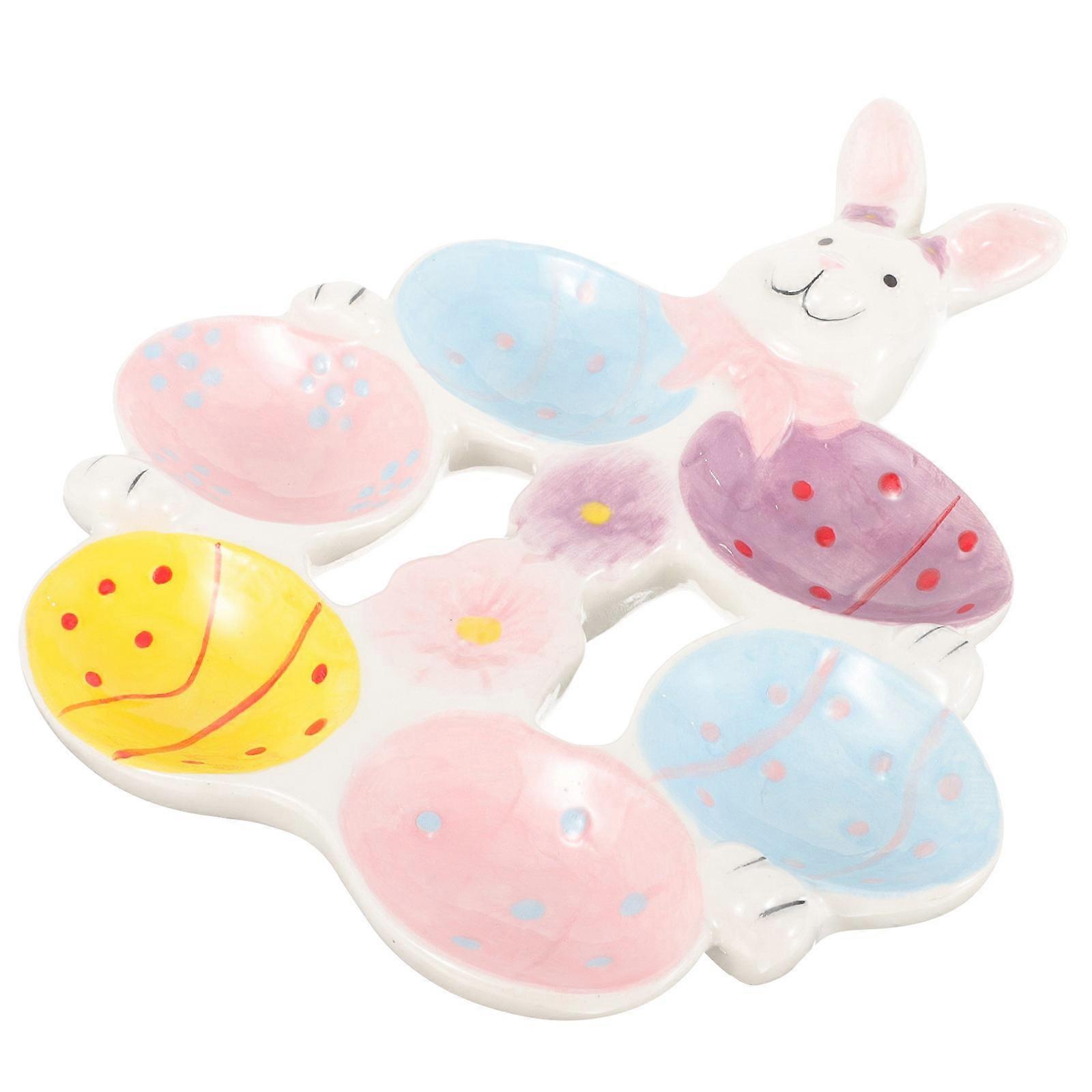 Ceramic Egg Stand for Breakfast Use with Assorted Color