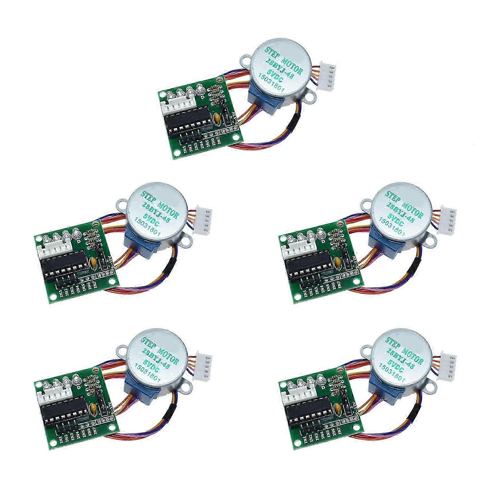 5X Uln2003 Stepper Motor Driver Board + 5V Stepper Motor Complete Set