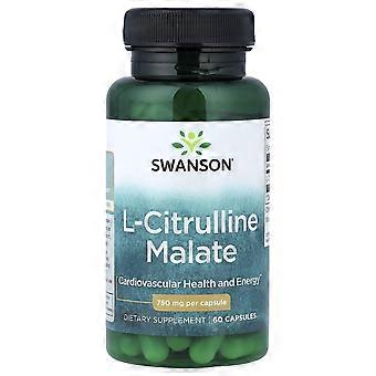 Swanson, L-Citrulline Malate, 750 mg, 60 Capsules, 2-Pack
