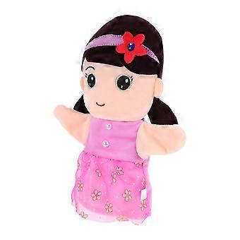 1 Pc Cartoon Hand Puppet Adorable Family Hand Doll Toy Plush Storytelling Toy