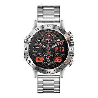 OHP K52 Smartwatch Männer Frauen Wasserdichte Smartwatch Herzfrequenzmesser für iOS Android Handy, Silber