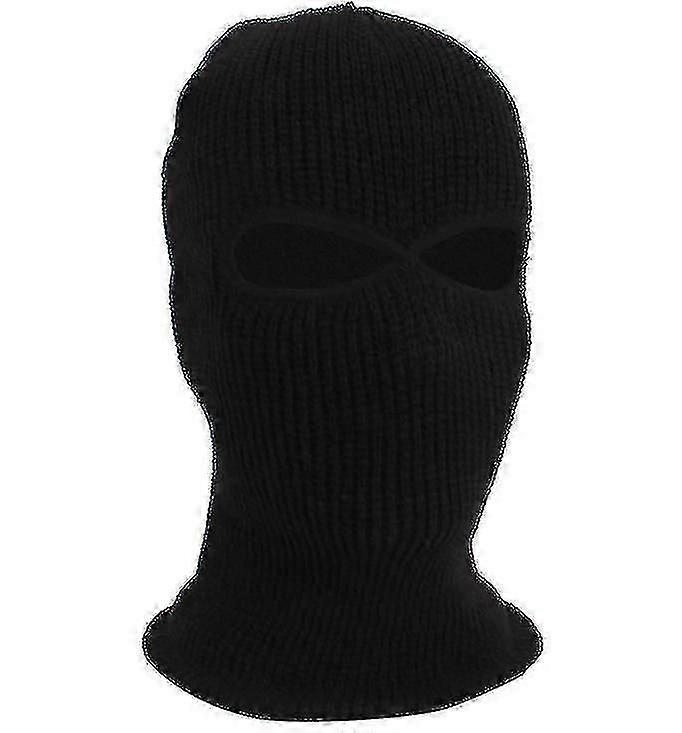 Helmaske med 2 hull og hette