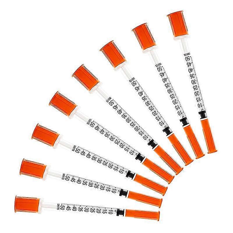 50 pcs 30G 1ML syringes individually packaged