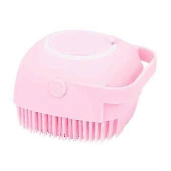 Scrubber doccia a spazzola per il corpo in silicone con funzione dispenser di gel doccia