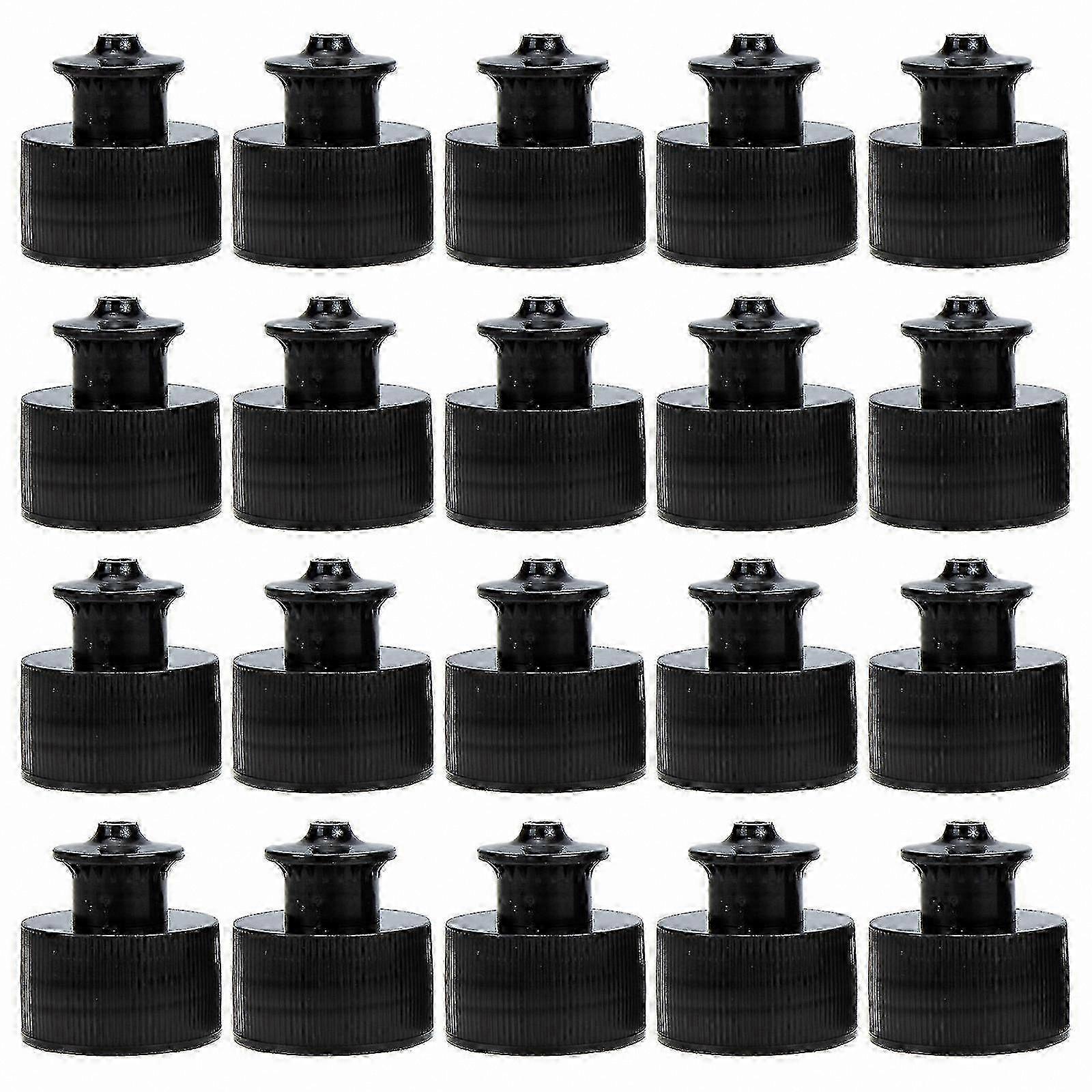 10 Pack Water Bottle Push Pull Replacement Caps Compatible with Sports Bottles