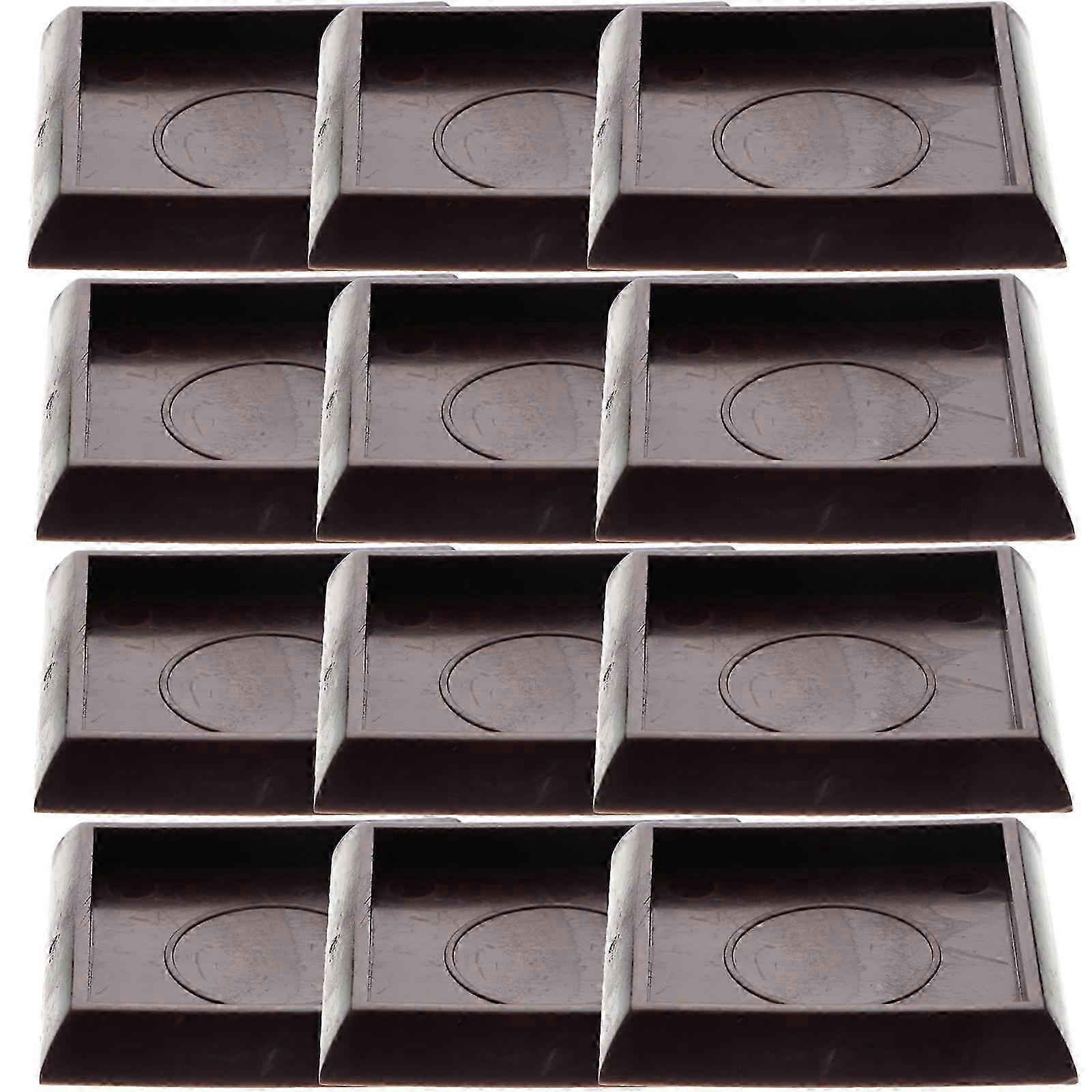 12Pcs Professional Bed Stoppers Multi-function Couch Stoppers Compact Chair Wheel Stoppers