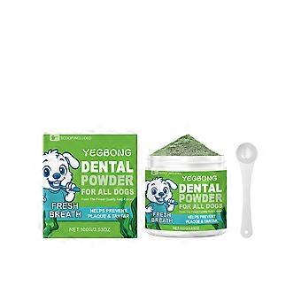 Dog Teeth Cleaning Powder for Fresh Breath & Tartar Control, Gentle Enzymatic Oral Care (2-3x/Wk)