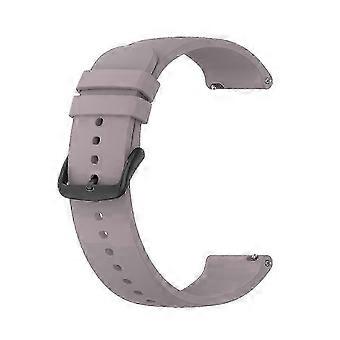 Silikonarmband für Garmin Venu SQ – 20 mm breites, einfarbiges Armband mit Metallschließe