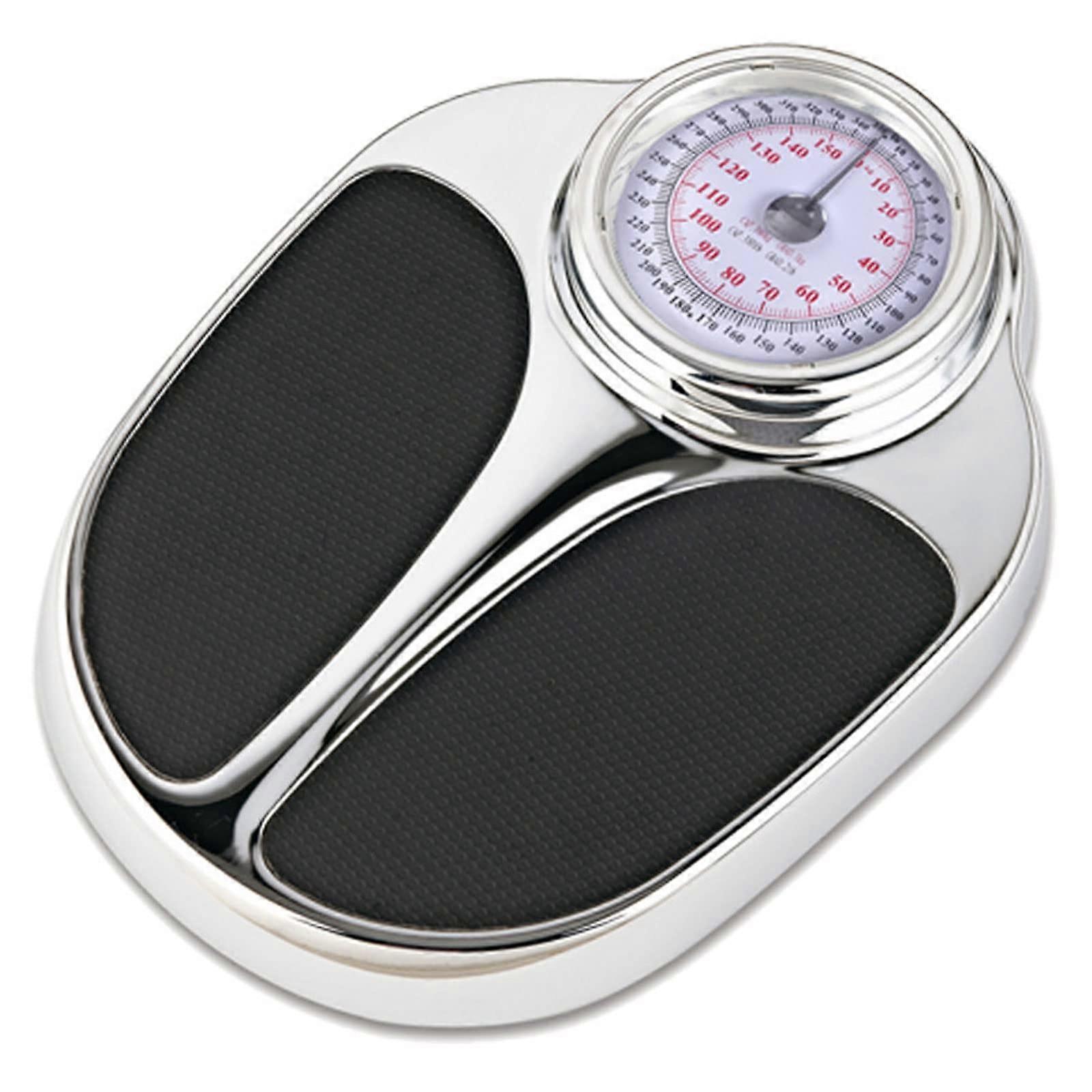 Mechanical Bathroom Scale with Precision Pointer Display, Manual Zero Adjustment, EnergySaving Design