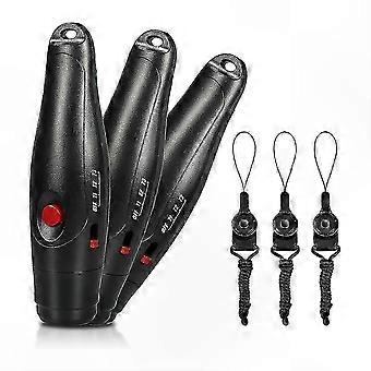 Electronic No-Blow Whistle 3 Pack, Emergency Whistles for Coaches, Referees, Teachers, and Emergency Use