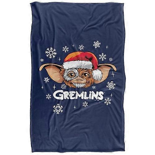 Gremlins Gizmo Santa Hat Soft Touch Blanket