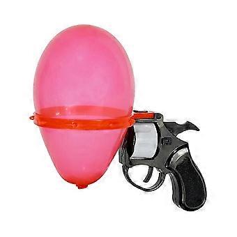 1 Set Russian Roulette Revolver Toy com 10 Balões Desktop Lucky Turntable Wheel Popping Balão Shooter Bar Party Jogo Interativo Brinquedo Brincadeira