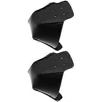 Black Skate Toe Covers for 1Pair Protective Skates Head