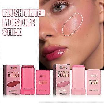 Waterproof Natural Nude Blush Stick  Multi-Functional, Lightweight, Long-Lasting Makeup Primer & Blush