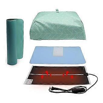 Resin Heating Pad Kit With Timer And Lid, Resin Curing Pad, Epoxy Drying Pad For Key Chains, Diy Enthusiasts Eu Plug