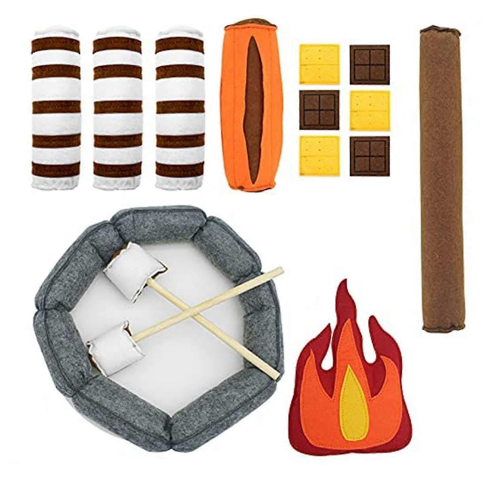 Cringly Plush Campfire Play Set