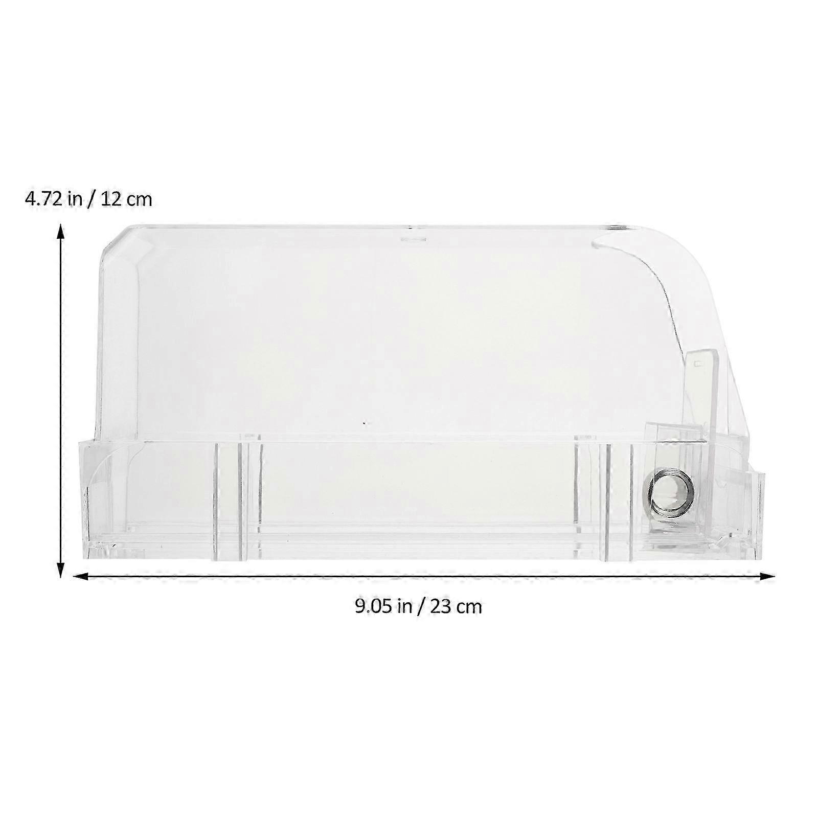 Display Case for Storage Transparent Pusher 6Pcs