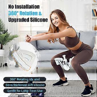 Thigh Trainer for Women, 15-80LB Adjustable Resistance with Resistance Band