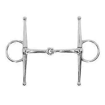 Stainless Steel Loose Ring Snaffle Bit 125mm Durable Equestrian Tack for Horse Training and Riding with Smooth Finish