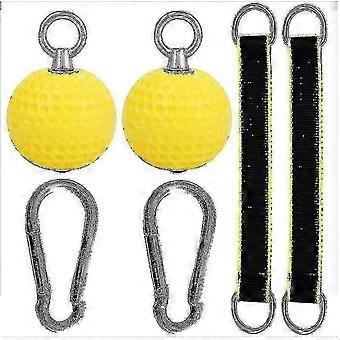 72mm Pull Up Balls Cannonball Grip Finger Trainer (yellow)-JXLGV