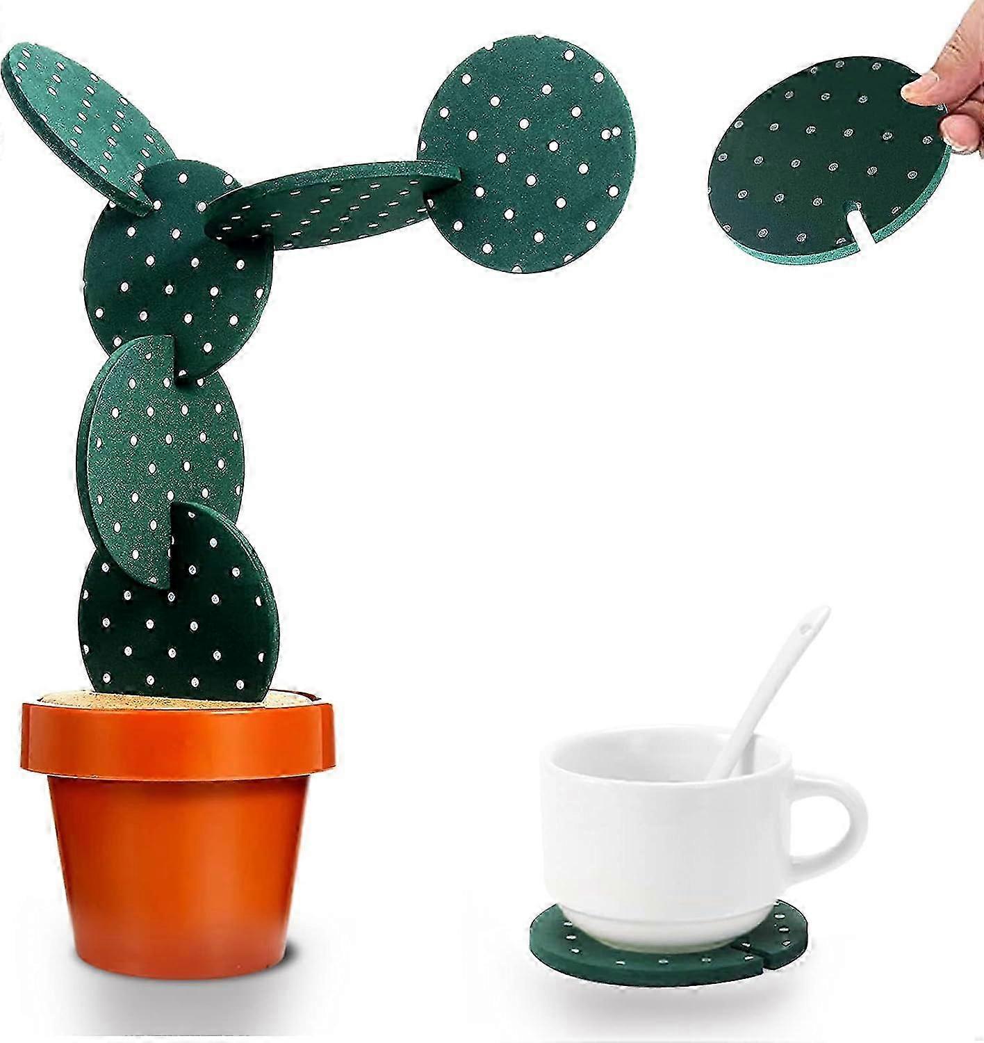 Cute Cactus Coasters 6 Piece
