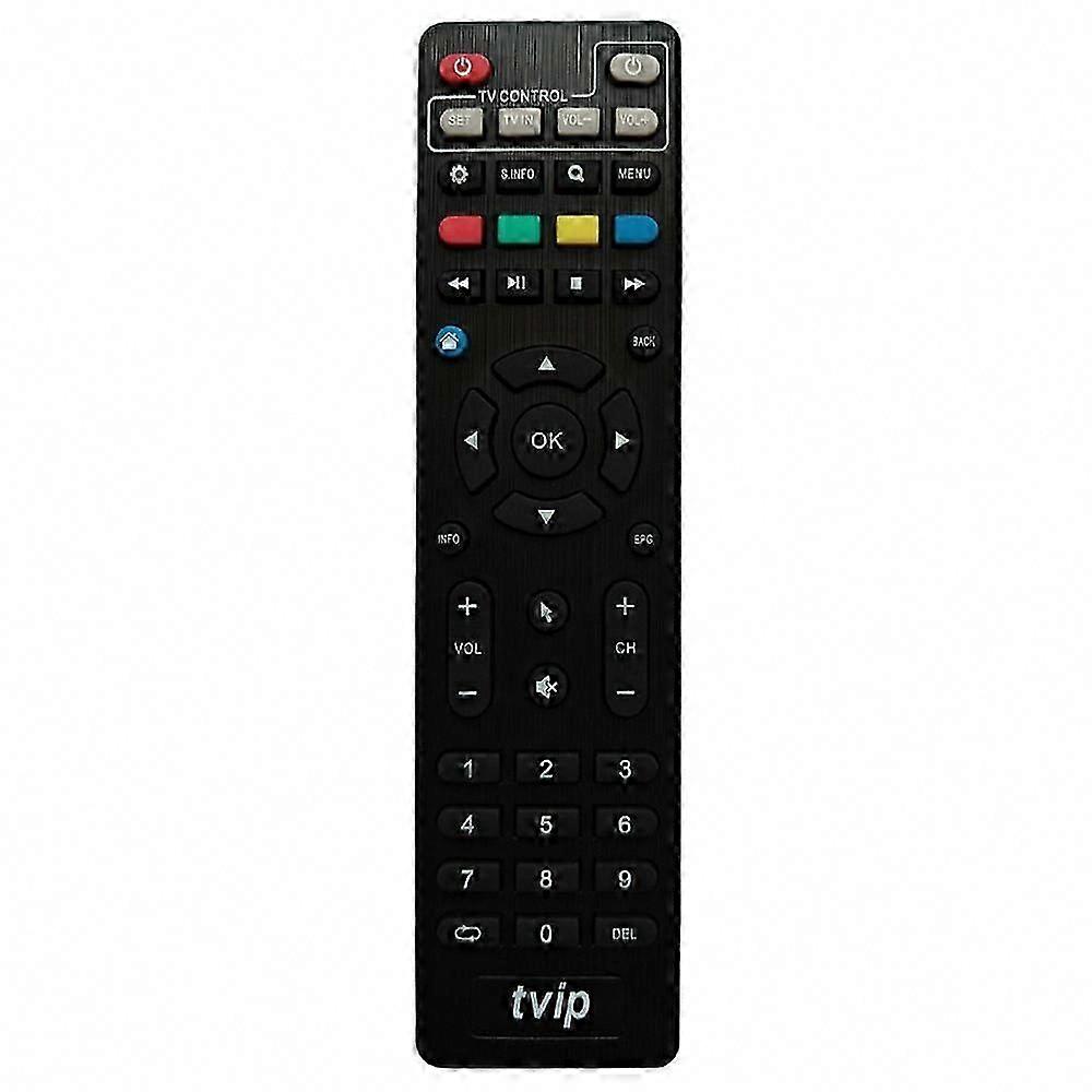 TVIP 10m Range Ergonomic Infrared Remote Control for Set-Top Box