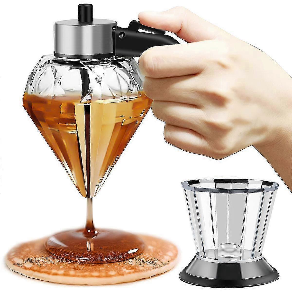 200ml Diamond Shape Glass Dispenser