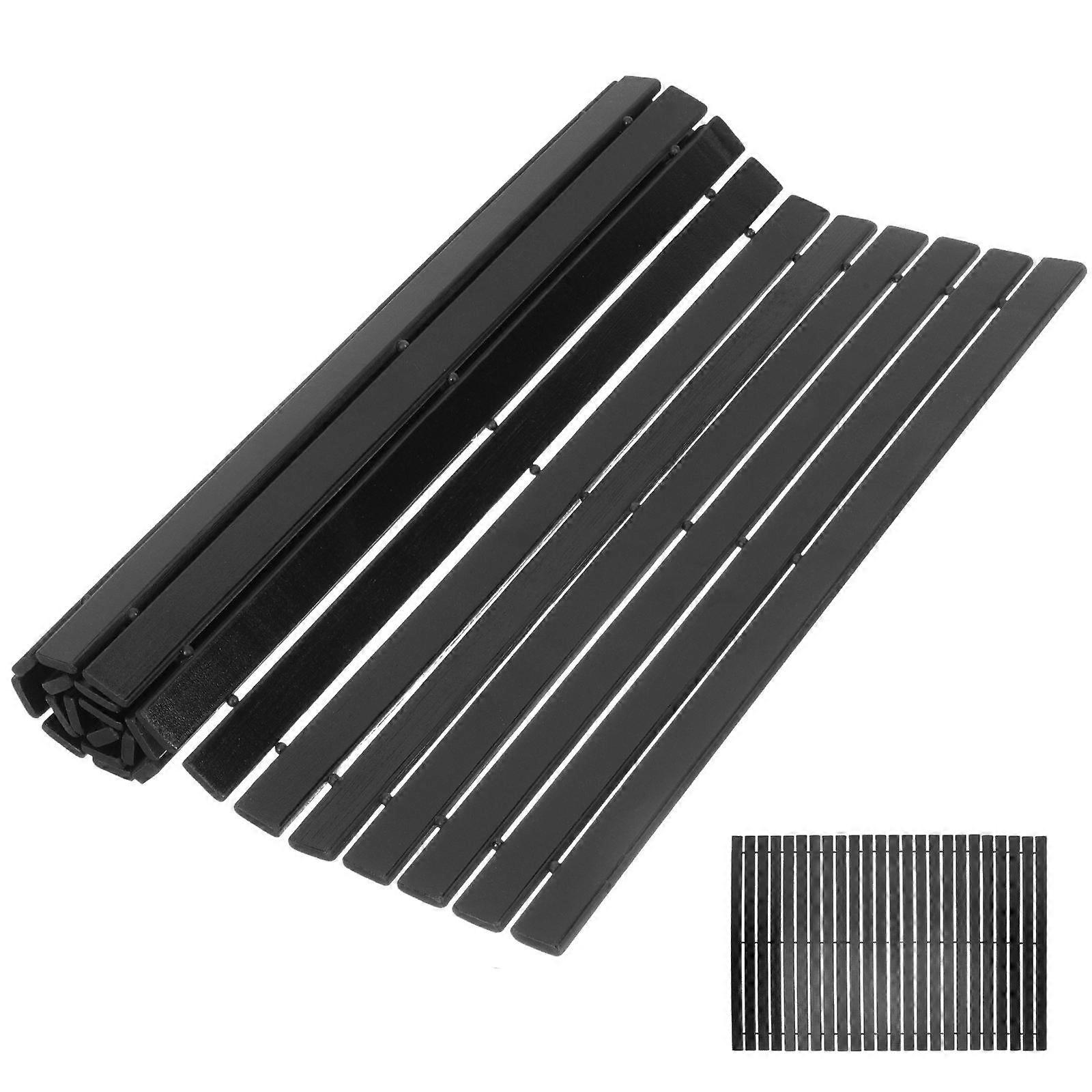 Bamboo Bath Mat Non-Skid Function for Bathroom Bath Floor Mat