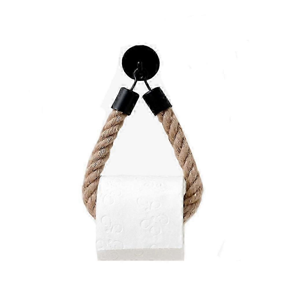 Space-Saving Cotton Linen TP Rack
