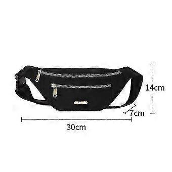 Spacious Nylon Waist Pack Adjustable