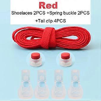 Classic Lock Shoelaces Bread Buckle Shoe Laces Sneakers Flat No Ties Shoelace Kids Adult Quick Lazy Lace for Shoes Accessories