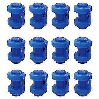 25-mm-Trampolin-Endkappen, blau
