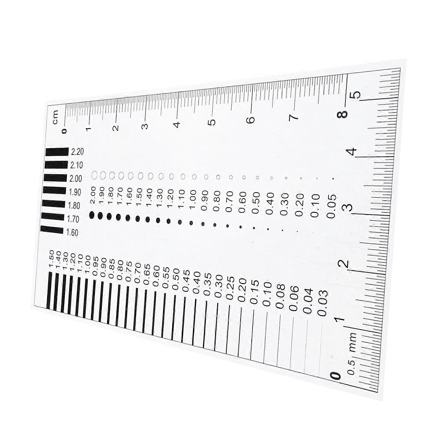 Plastic Defects Measuring Ruler for Flaw Detection High Precision