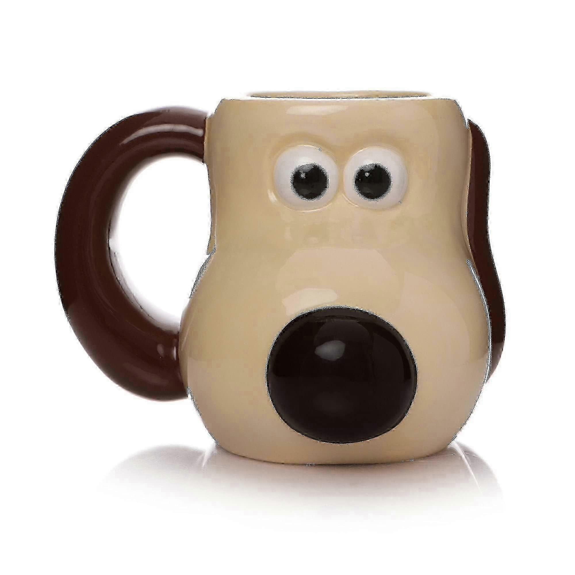 Cute Gromit-Head Hand-Painted Mug