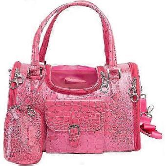 Breathable Faux Leather Pet Carrier