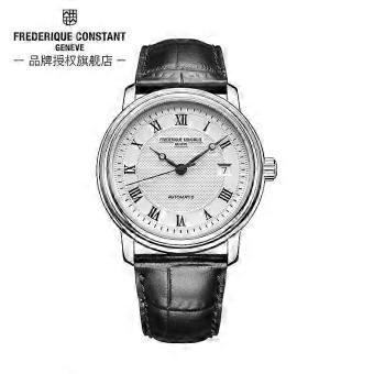 Casual Men's Automatic Calendar Watch, Leather Strap, FC-303
