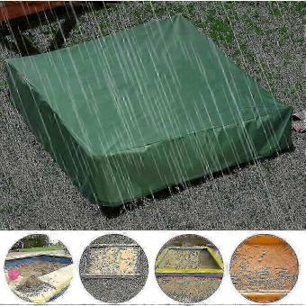 Waterproof Sandpit Cover with Drawstring for Oxford Sandpit 150x150 cm-spai