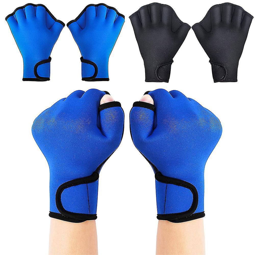 Aquatic Gloves Unisex Swimming Gloves Hand Paddles Swimming Training Fins Swim Gloves