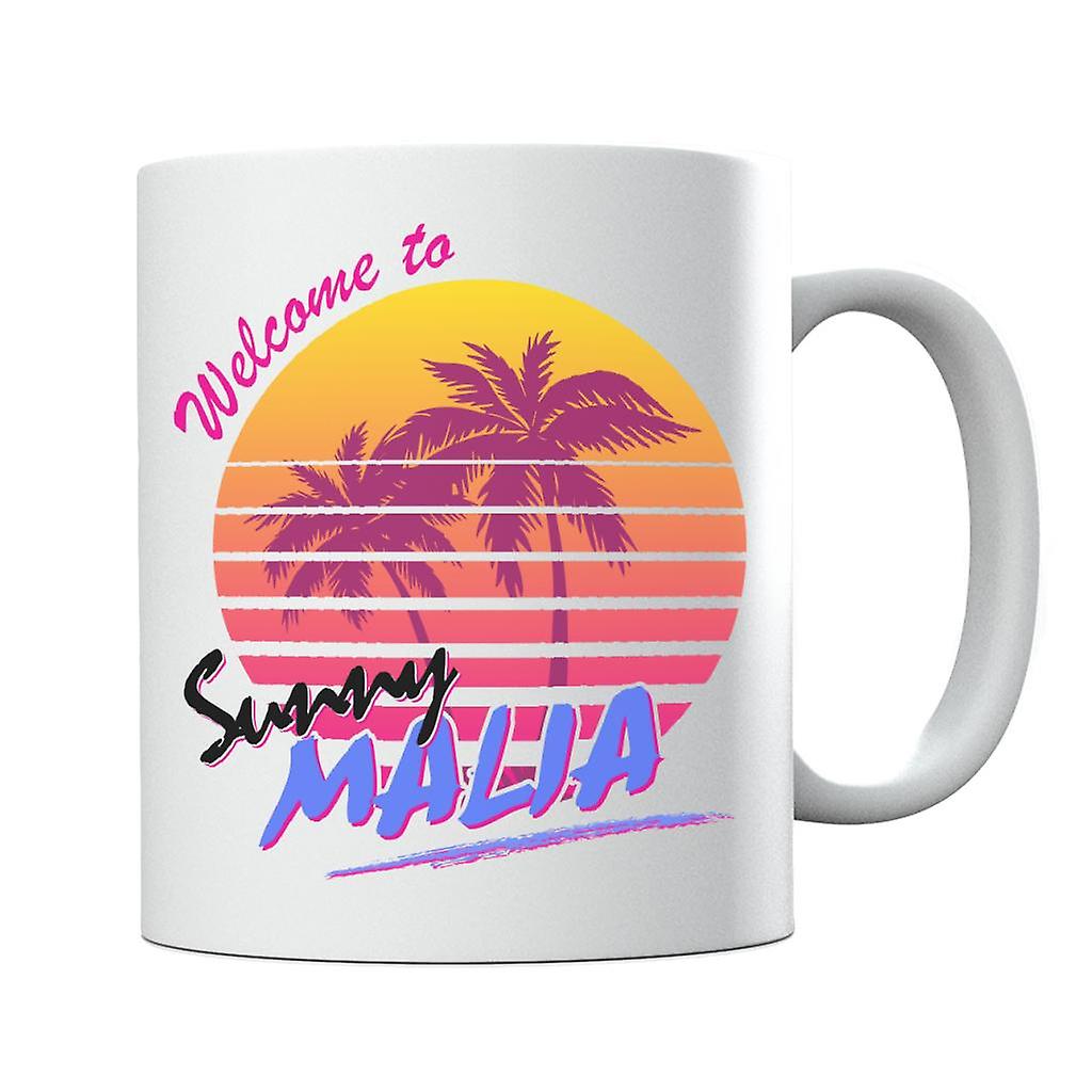Welcome To Sunny Malia Mug