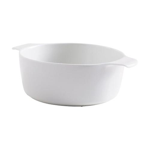 White porcelain pot 24 cm, 4 l (2g) 1 unit (White)