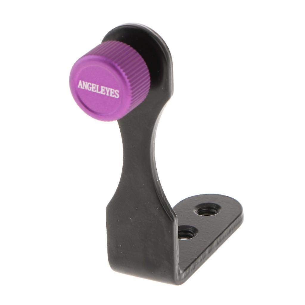 Binoculars Bracket Tripod Mount Adapter L Type Holder for Orion Purple