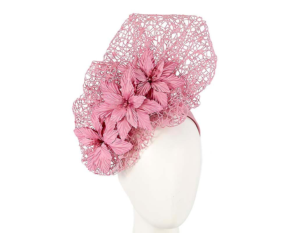 Staggering dusty pink racing fascinator by Fillies Collection S240DP