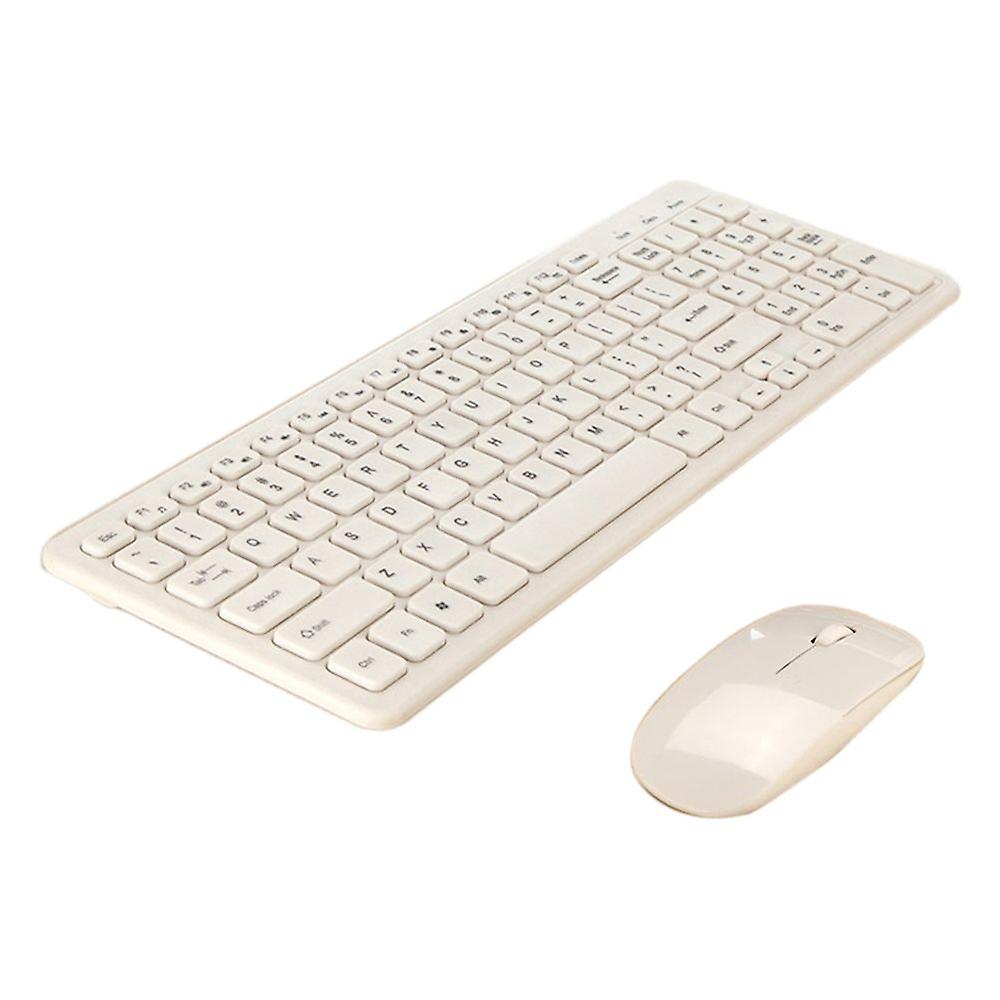 Tastiera e mouse wireless sottili per computer portatile Macbook bianco per ufficio domestico